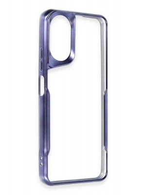 Newface Oppo A38 Kılıf Boyi Silikon Kapak - Lacivert