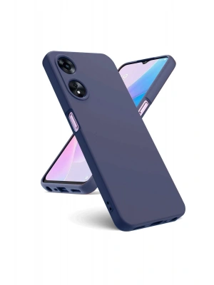 Newface Oppo A38 Kılıf First Silikon - Lacivert