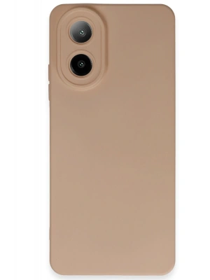 Newface Oppo A38 Kılıf Nano içi Kadife Silikon - Pudra