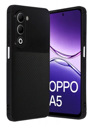 Newface Oppo A5 4G Auto Focus Karbon Kapak - Siyah
