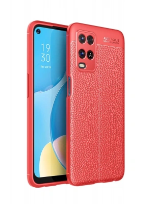 Newface Oppo A54 4G Kılıf Auto Focus Kapak - Kırmızı