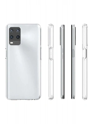 Newface Oppo A54 4G Kılıf Lüx Şeffaf Silikon