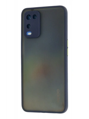 Newface Oppo A54 4G Kılıf Montreal Silikon Kapak - Lacivert