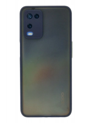 Newface Oppo A54 4G Kılıf Montreal Silikon Kapak - Lacivert