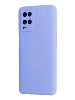 Newface Oppo A54 4G Kılıf Nano içi Kadife Silikon - Lila