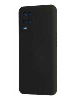 Newface Oppo A54 4G Kılıf Nano içi Kadife Silikon - Siyah