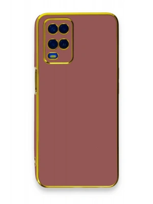 Newface Oppo A54 4G Kılıf Volet Silikon - Kırmızı