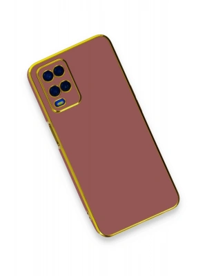 Newface Oppo A54 4G Kılıf Volet Silikon - Kırmızı