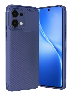 Newface Oppo A6 Pro 4G Auto Focus Karbon Kapak - Lacivert