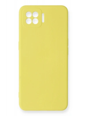 Newface Oppo A73 Kılıf Nano içi Kadife Silikon - Sarı