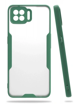 Newface Oppo A73 Kılıf Platin Silikon - Yeşil