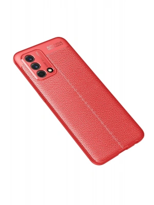 Newface Oppo A74 4G Kılıf Auto Focus Kapak - Kırmızı