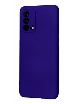 Newface Oppo A74 4G Kılıf Nano içi Kadife Silikon - Mor