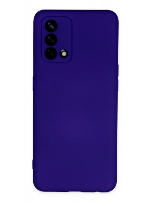 Newface Oppo A74 4G Kılıf Nano içi Kadife Silikon - Mor