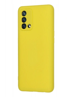 Newface Oppo A74 4G Kılıf Nano içi Kadife Silikon - Sarı