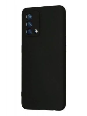 Newface Oppo A74 4G Kılıf Nano içi Kadife Silikon - Siyah