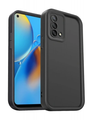 Newface Oppo A74 4G Kılıf Viera Silikon - Siyah