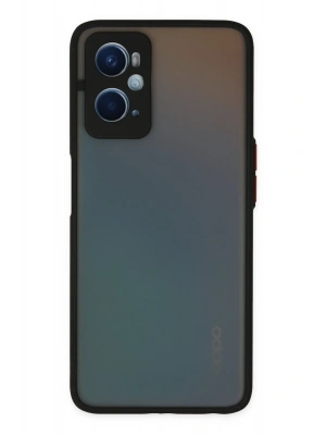 Newface Oppo A96 Kılıf Montreal Silikon Kapak - Siyah