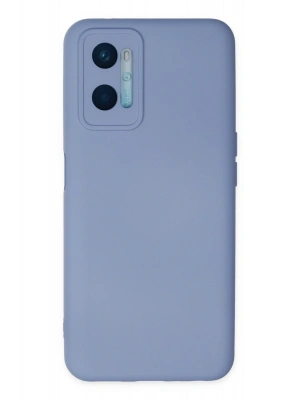 Newface Oppo A96 Kılıf Nano içi Kadife Silikon - Lila