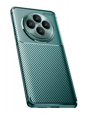 Newface Oppo Reno 11 FS Kılıf Auto Focus Karbon Kapak - Koyu Yeşil