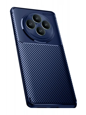 Newface Oppo Reno 11 FS Kılıf Auto Focus Karbon Kapak - Lacivert