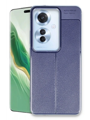 Newface Oppo Reno 11F Kılıf Auto Focus Kapak - Lacivert
