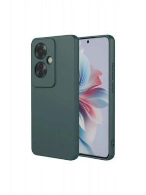 Newface Oppo Reno 11F Kılıf First Silikon - Koyu Yeşil