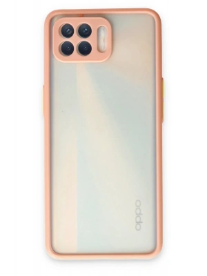 Newface Oppo Reno 4 Lite Kılıf Montreal Silikon Kapak - Pembe