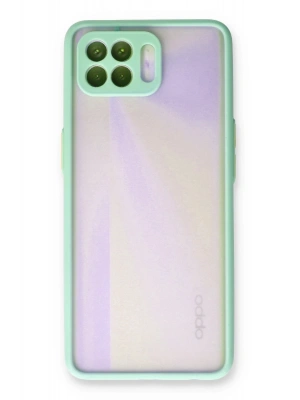 Newface Oppo Reno 4 Lite Kılıf Montreal Silikon Kapak - Turkuaz