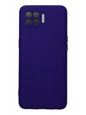 Newface Oppo Reno 4 Lite Kılıf Nano içi Kadife Silikon - Mor