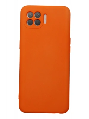 Newface Oppo Reno 4 Lite Kılıf Nano içi Kadife Silikon - Turuncu