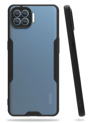 Newface Oppo Reno 4 Lite Kılıf Platin Silikon - Siyah