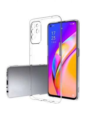 Newface Oppo Reno 5 Lite Kılıf Lüx Şeffaf Silikon