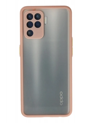 Newface Oppo Reno 5 Lite Kılıf Montreal Silikon Kapak - Pembe