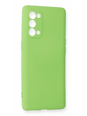 Newface Oppo Reno 5 Pro Kılıf First Silikon - Yeşil