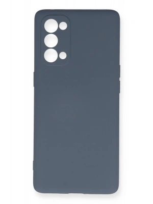 Newface Oppo Reno 5 Pro Kılıf Nano içi Kadife Silikon - Gri