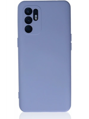 Newface Oppo Reno 6 Kılıf Nano içi Kadife Silikon - Lila