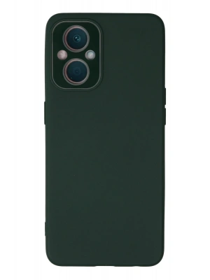 Newface Oppo Reno 7 Lite Kılıf Lansman Glass Kapak - Koyu Yeşil