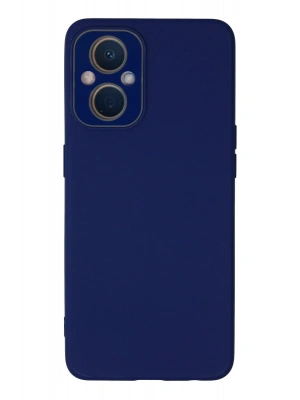 Newface Oppo Reno 7 Lite Kılıf Lansman Glass Kapak - Sky Blue