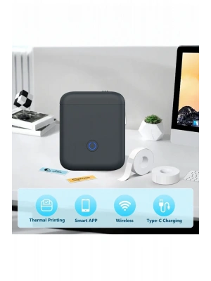 Newface P11 Kablosuz Etiket Yazıcı - Siyah