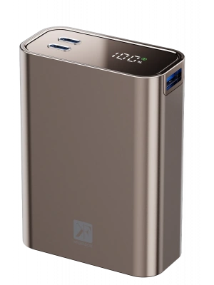 Newface PW501 20.000 mAh Dijital Göstergeli 2 Adet 45W Type-C ve 22.5W USB Çıkışlı Şarj PD Hızlı Şarj Powerbank - Titanyum