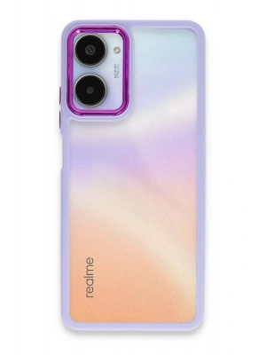 Newface Realme 10 Pro 5G Kılıf Dora Kapak - Lila