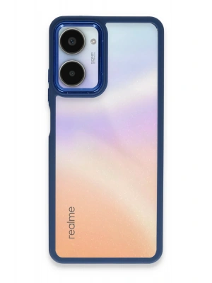 Newface Realme 10 Pro 5G Kılıf Dora Kapak - Mavi