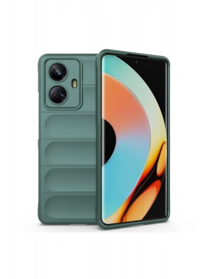 Newface Realme 10 Pro 5G Kılıf Optimum Silikon - Koyu Yeşil