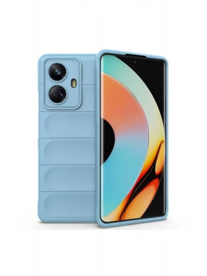 Newface Realme 10 Pro 5G Kılıf Optimum Silikon - Sky Blue