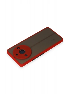 Newface Realme 11 Pro Kılıf Montreal Silikon Kapak - Kırmızı