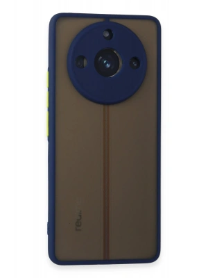 Newface Realme 11 Pro Kılıf Montreal Silikon Kapak - Lacivert