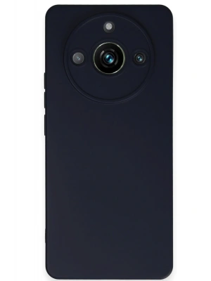 Newface Realme 11 Pro Kılıf Nano içi Kadife Silikon - Lacivert