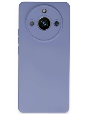 Newface Realme 11 Pro Kılıf Nano içi Kadife Silikon - Lila