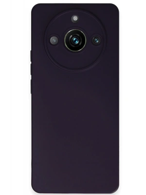 Newface Realme 11 Pro Kılıf Nano içi Kadife Silikon - Mor